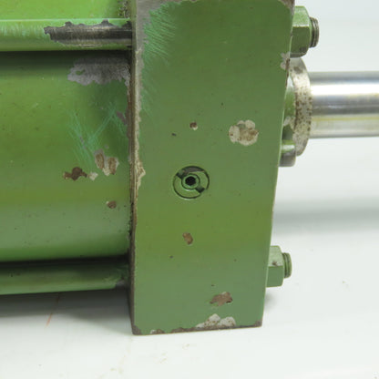 Miller Fluid Power Double Ended Double Acting Air Cylinder 3-1/2" Bore 3" Stroke