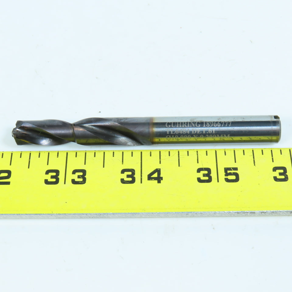 Guhring 18966777 10mm x 9.2mm Solid Carbide Step Drill Bit Coolant Thru