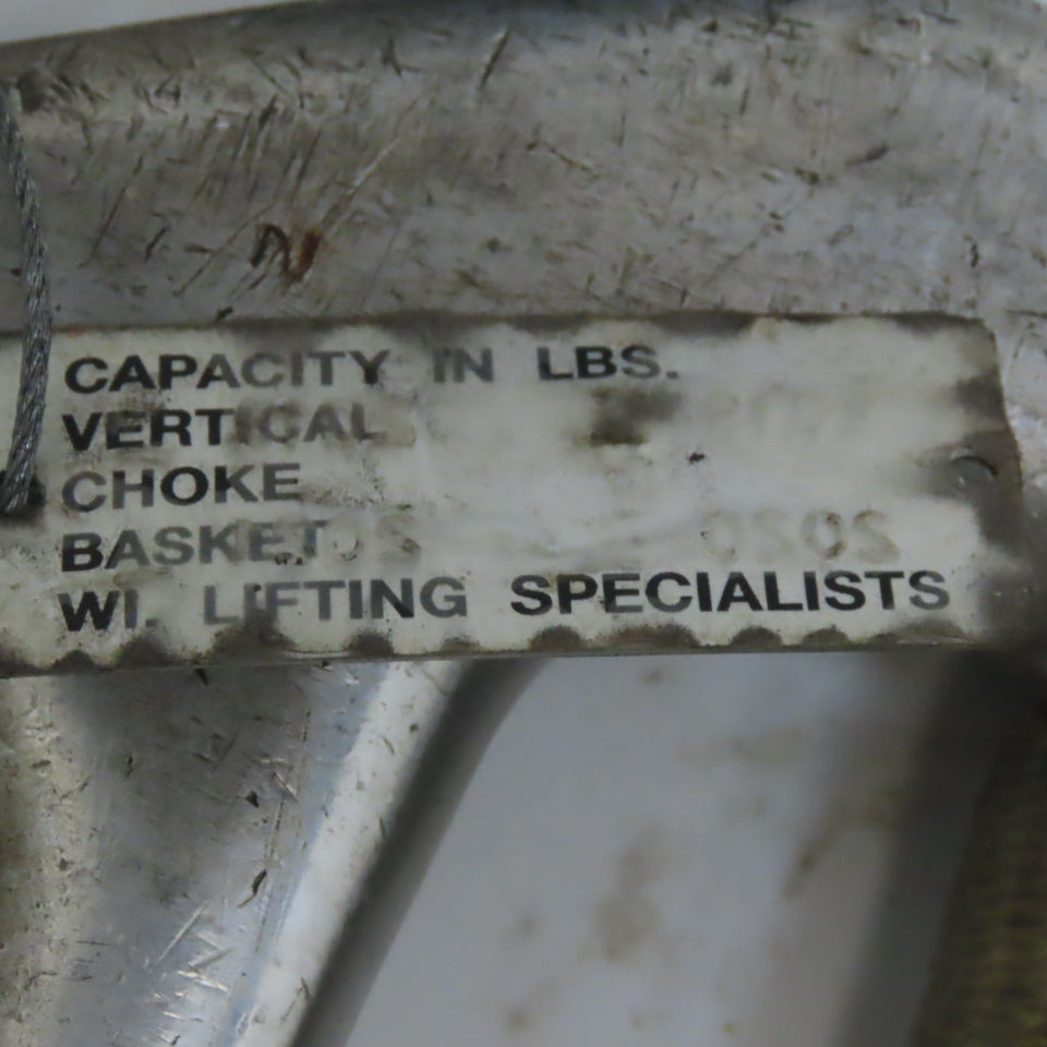 Liftex CHA196N 6"x6' Nylon Web  Sling W/Choker Fittings 19,200LB V Basket Cap