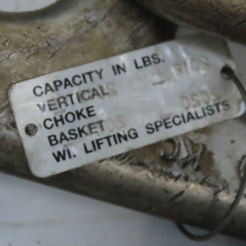 Liftex CHA1-96 6"x 6' Nylon Web  Sling W/Choker Fittings 18,600LB V Basket Cap