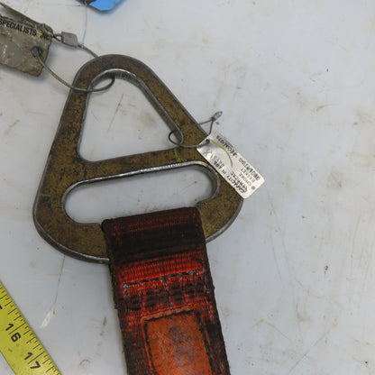 Wisconsin Lifts 3"x 4'4" Nylon Web Sling W/Choker Fittings 18,000LB V Basket Cap