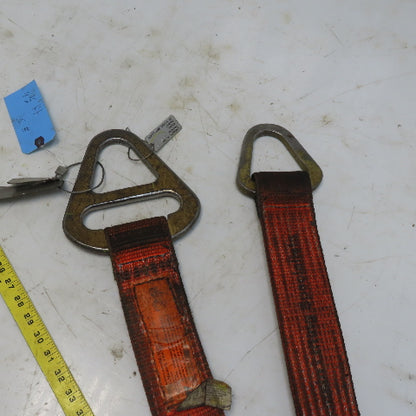 Wisconsin Lifts 3"x 4'4" Nylon Web Sling W/Choker Fittings 18,000LB V Basket Cap