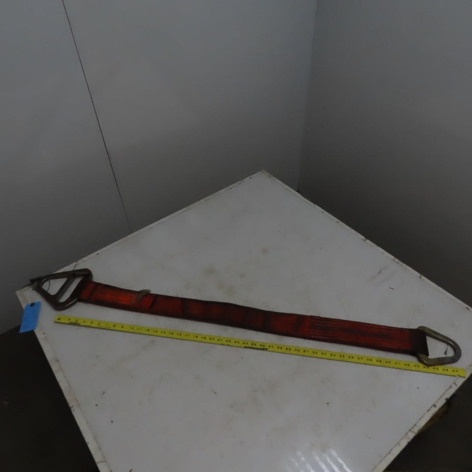 Wisconsin Lifts 3"x 4'4" Nylon Web Sling W/Choker Fittings 18,000LB V Basket Cap
