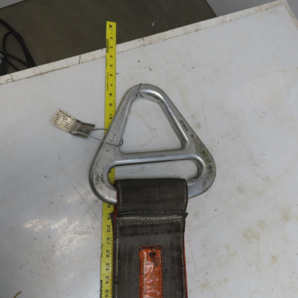 Wisconsin Lifting 6"x6' Nylon 2ply Sling W/Choker Fittings 19,200LB V Basket Cap