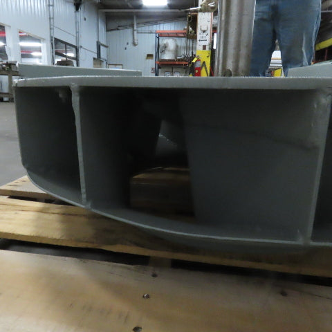 30" Turbine Centrifugal Blower Impeller Wheel 12 Blade 2-11/16" x 38" Shaft