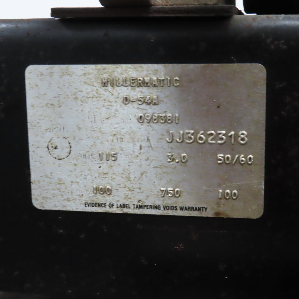 Miller MC-300VS 36V DC ARV Welding Package W/ Casters D-54A Feeder