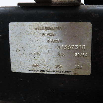 Miller MC-300VS 36V DC ARV Welding Package W/ Casters D-54A Feeder