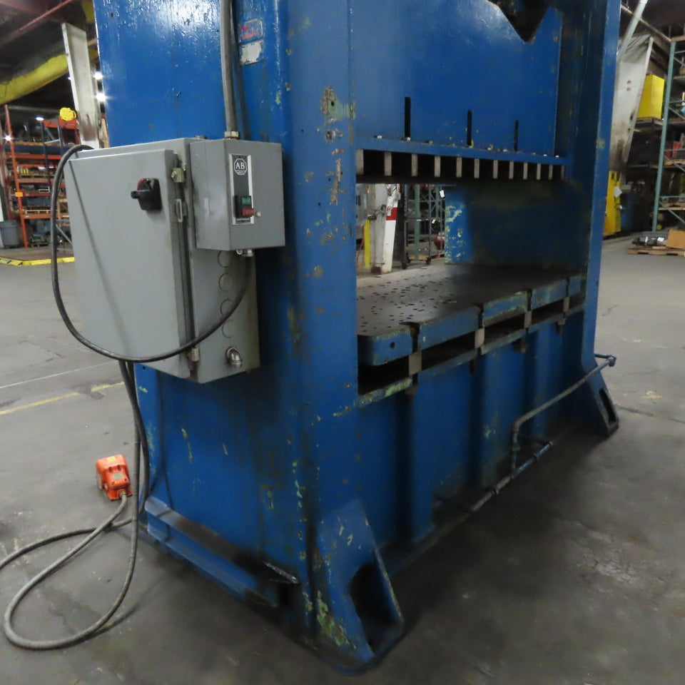 Niagara 68E 130 Ton Double Crank Stamping Press 480V 3Ph 8" Stroke Tested