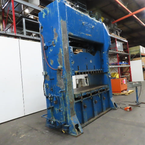 Niagara 68E 130 Ton Double Crank Stamping Press 480V 3Ph 8" Stroke Tested