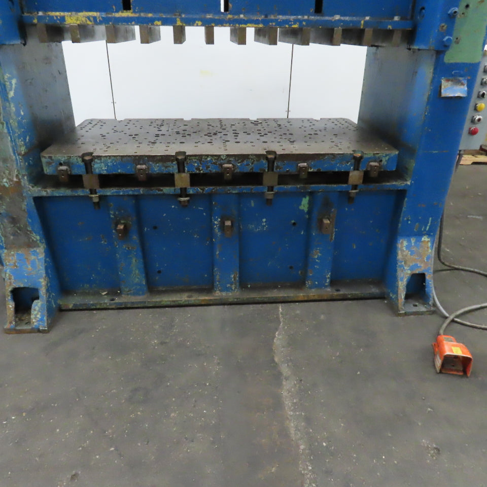 Niagara 68E 130 Ton Double Crank Stamping Press 480V 3Ph 8" Stroke Tested
