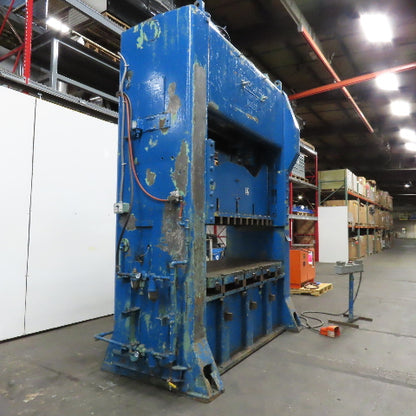 Niagara 68E 130 Ton Double Crank Stamping Press 480V 3Ph 8" Stroke Tested