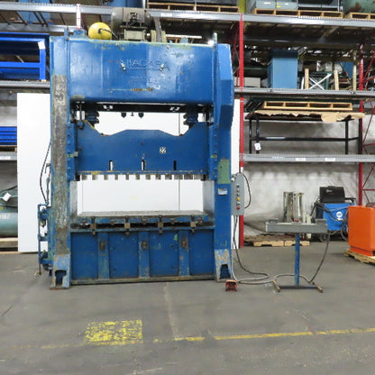 Niagara 68E 130 Ton Double Crank Stamping Press 480V 3Ph 8" Stroke Tested