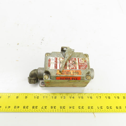 Killark XNS-2 DPS 2-Position Snap Switch 120/277V 1PH For Haz Location