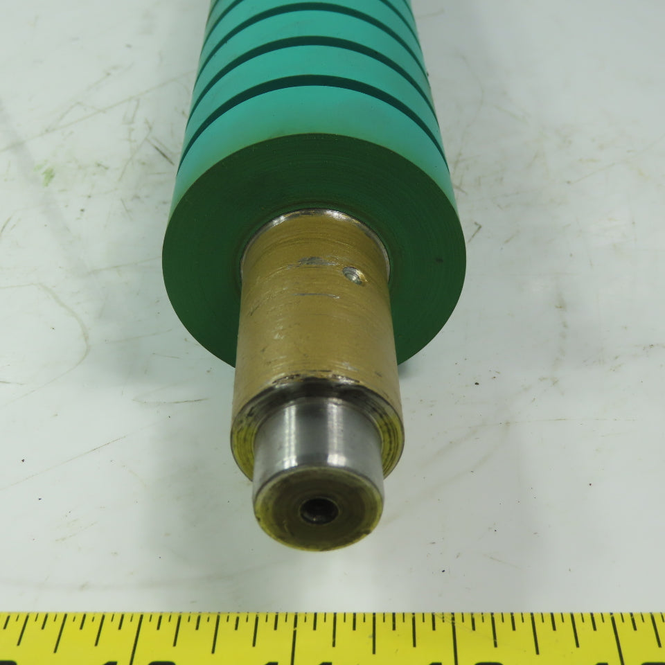 Segmented Roll 2.35" Diam x 11.82" Rubber lagged Conveyor Roller Lot of 3