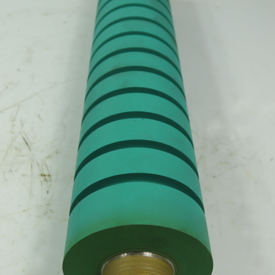 Segmented Roll 2.35" Diam x 11.82" Rubber lagged Conveyor Roller Lot of 3