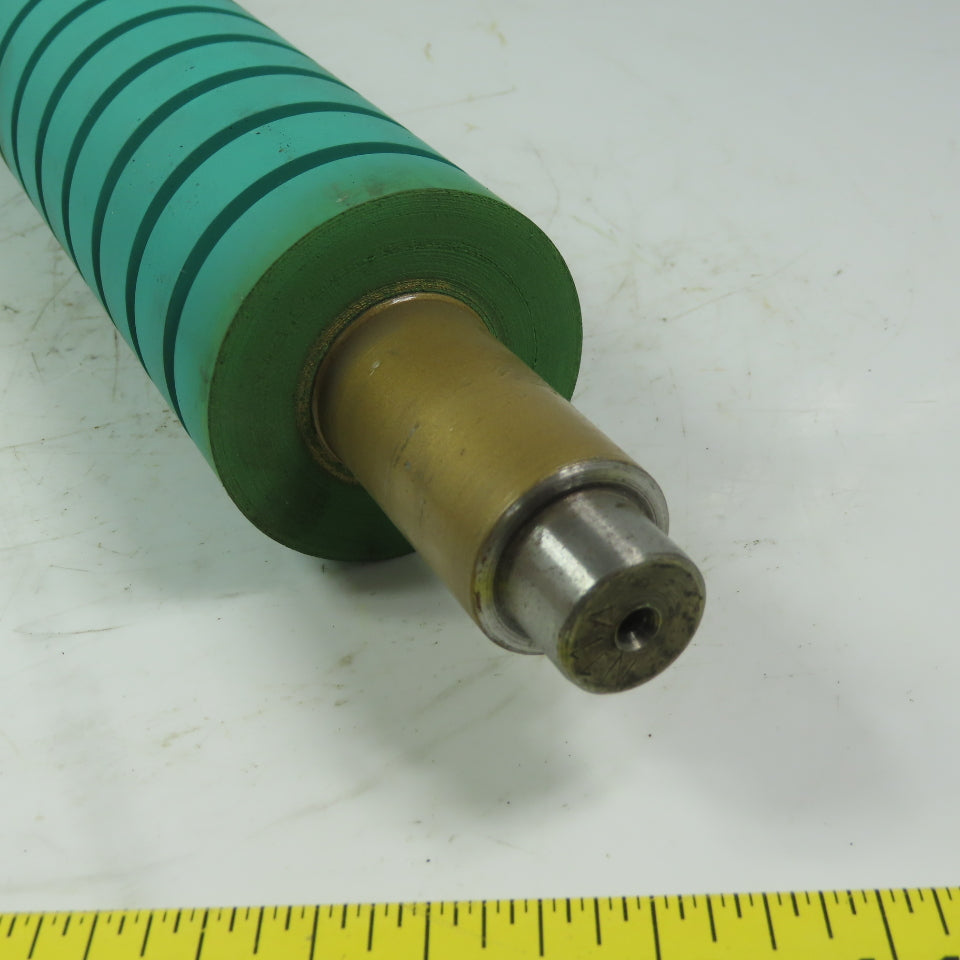 Segmented Roll 2.35" Diam x 11.82" Rubber lagged Conveyor Roller Lot of 3