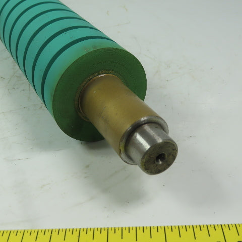 Segmented Roll 2.35" Diam x 11.82" Rubber lagged Conveyor Roller Lot of 3