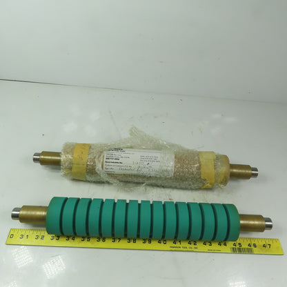 Segmented Roll 2.35" Diam x 11.82" Rubber lagged Conveyor Roller Lot of 3