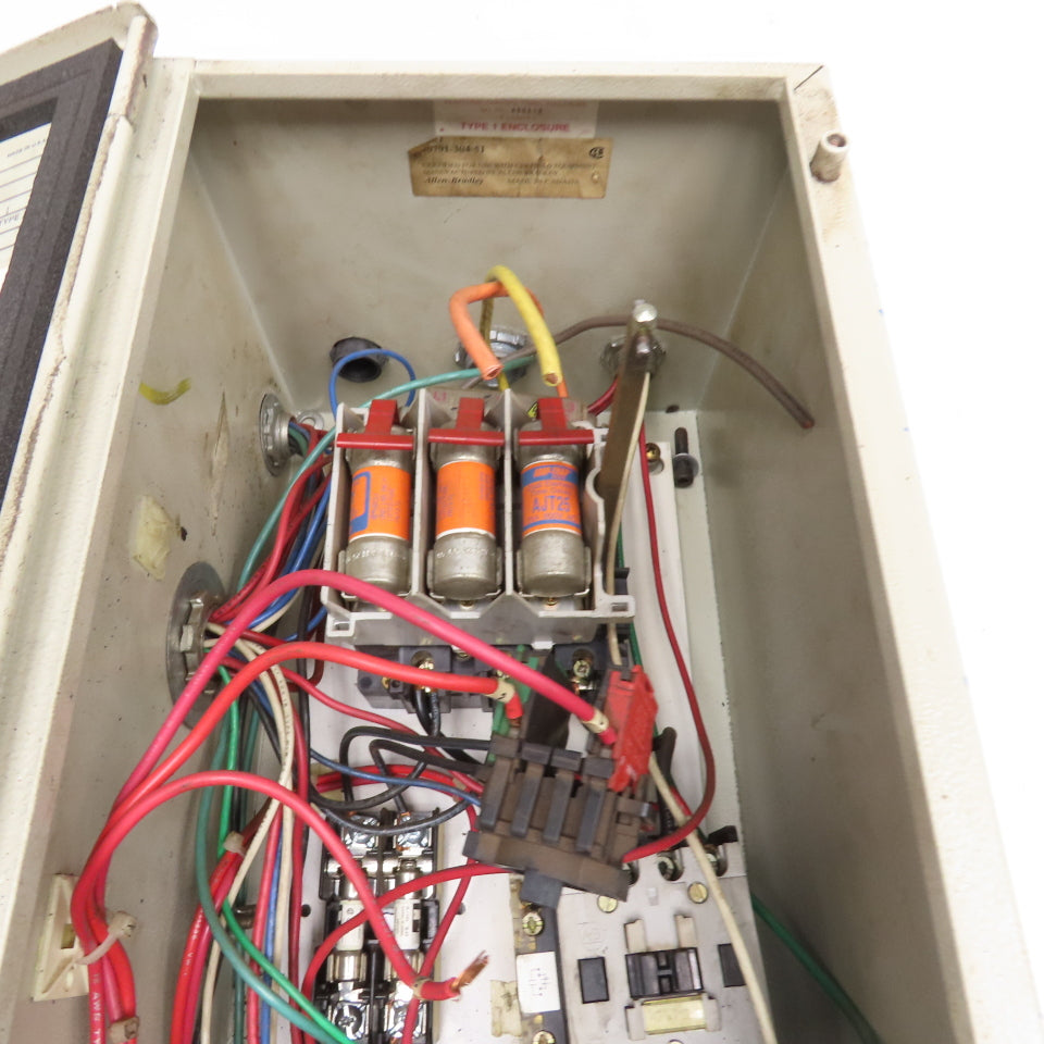 Allen Bradley 112-A24 600V Combination Starter 20Hp 120V Control Parts/Repair