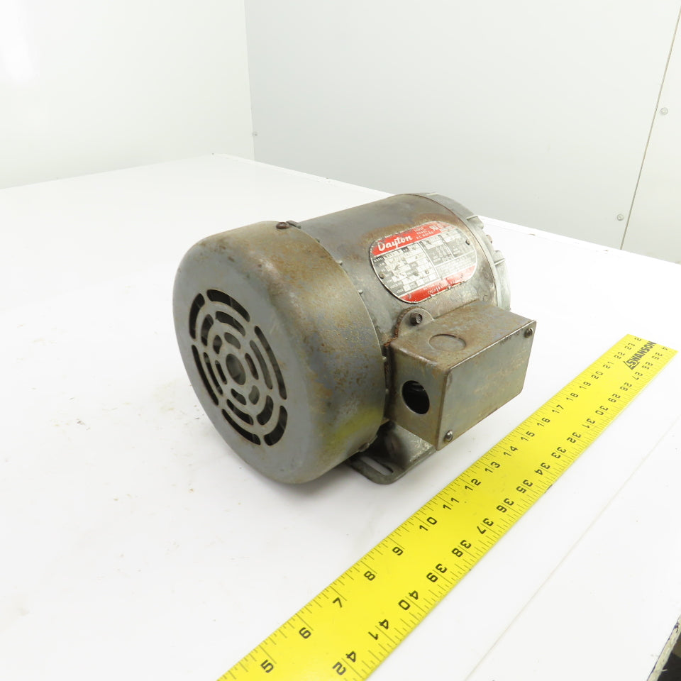 Dayton 2N865S 1/2HP AC Electric Motor 1725/1425RPM 208-220/440V 3PH D56 Frame