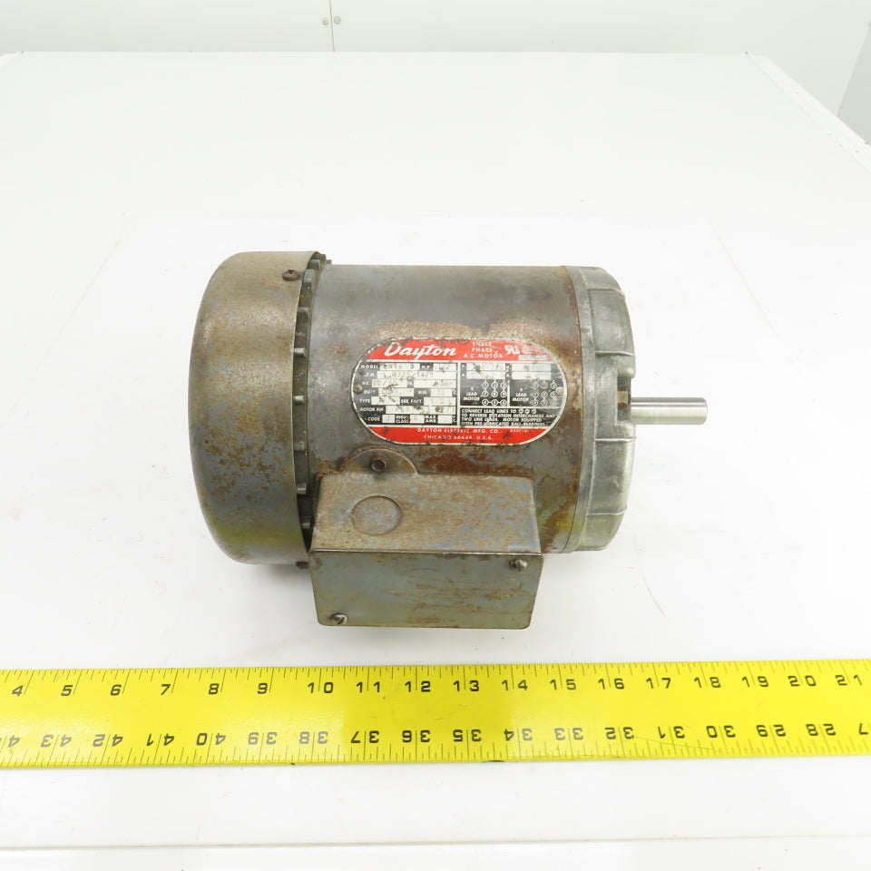Dayton 2N865S 1/2HP AC Electric Motor 1725/1425RPM 208-220/440V 3PH D56 Frame