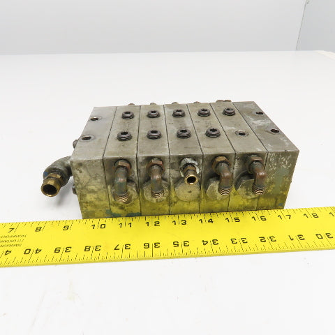 Lubrication Grease Modular Divider Valve Block Assembly 150T, 25T, 50T, 75T