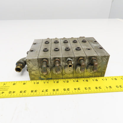 Lubrication Grease Modular Divider Valve Block Assembly 150T, 25T, 50T, 75T