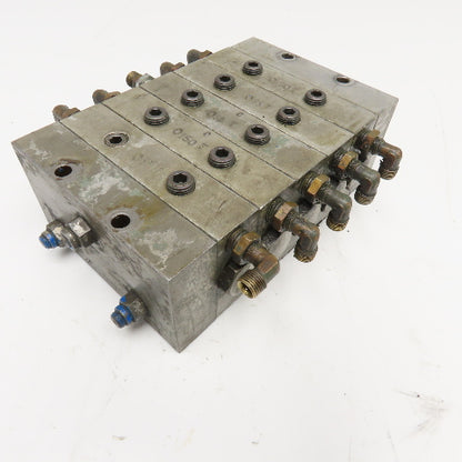 Lubrication Grease Modular Divider Valve Block Assembly 150T, 25T, 50T, 75T