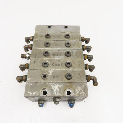 Lubrication Grease Modular Divider Valve Block Assembly 150T, 25T, 50T, 75T