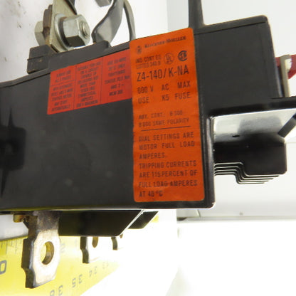 Klockner Moeller DIL 4-22-NA 600V AC Contactor 100HP 3PH 120V Coil W/Overload