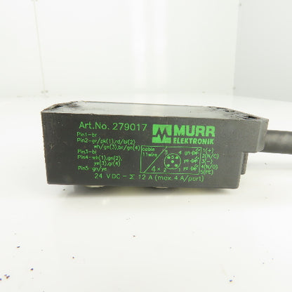 Murr Elektronik 279017 4-Port Distribution Block 24V DC