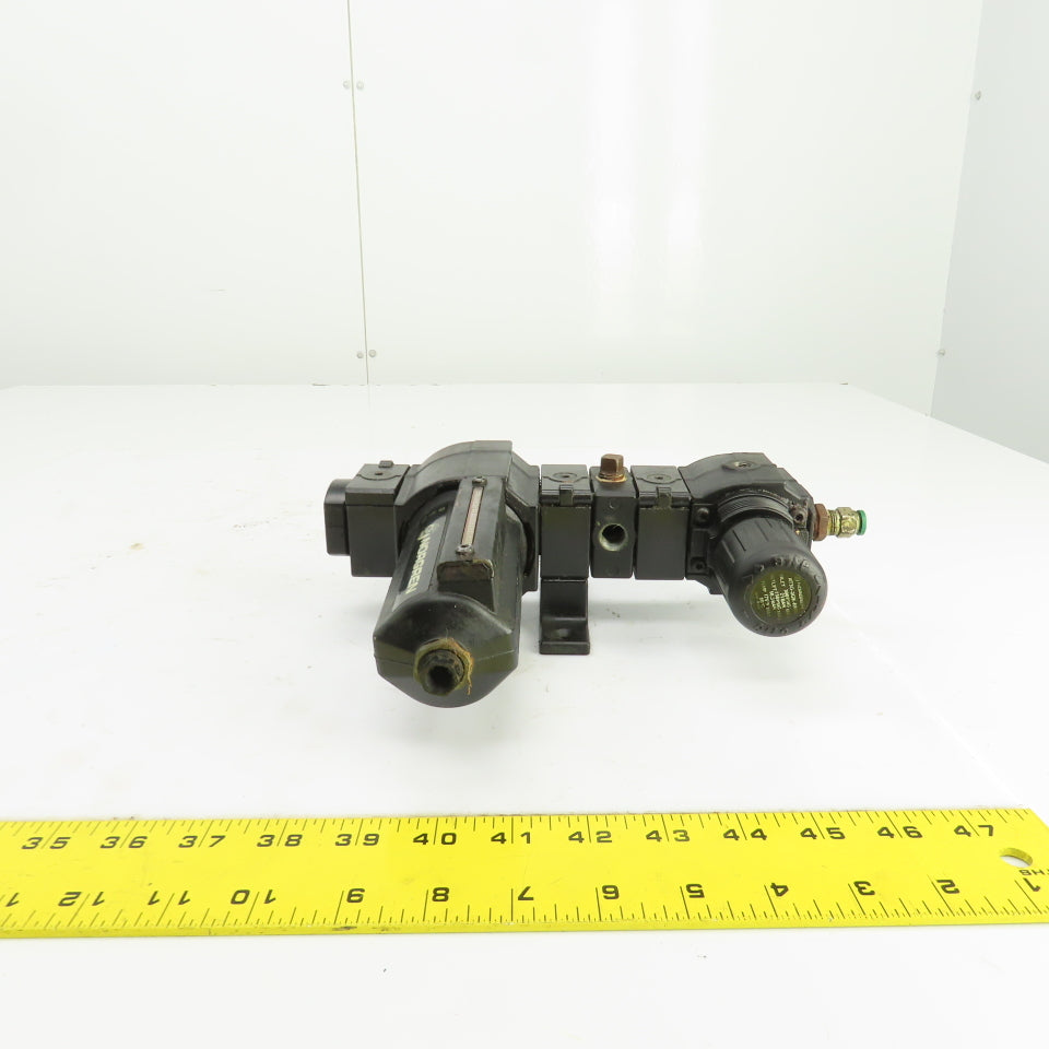 Norgren F74G-3AN Pneumatic Filter & Regulator R73G-3GK-RMN 250PSIG 3/8" NPT