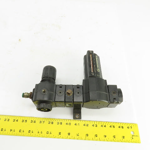 Norgren F74G-3AN Pneumatic Filter & Regulator R73G-3GK-RMN 250PSIG 3/8" NPT