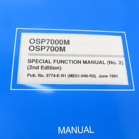 Okuma OSP7000M OSP700M Maintenance Operation Alarms Manual Library Lot Of 14