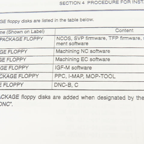Okuma OSP7000M OSP700M Maintenance Operation Alarms Manual Library Lot Of 14