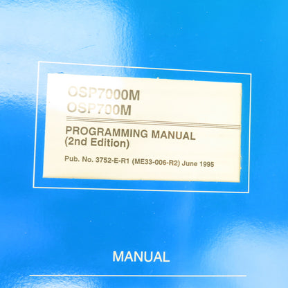 Okuma OSP7000M OSP700M Maintenance Operation Alarms Manual Library Lot Of 14