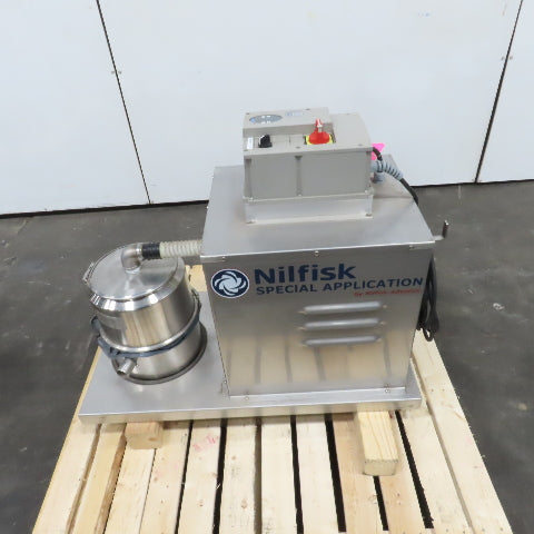 Nilfisk IVTI1000CR Stainless Steel HEPA Clean Room Vacuum 380/500V 3Ph