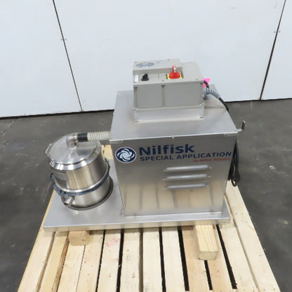 Nilfisk IVTI1000CR Stainless Steel HEPA Clean Room Vacuum 380/500V 3Ph