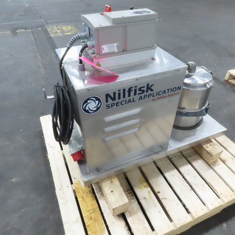 Nilfisk IVTI1000CR Stainless Steel HEPA Clean Room Vacuum 380/500V 3Ph