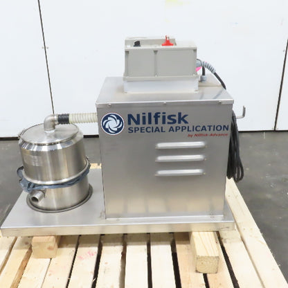 Nilfisk IVTI1000CR Stainless Steel HEPA Clean Room Vacuum 380/500V 3Ph