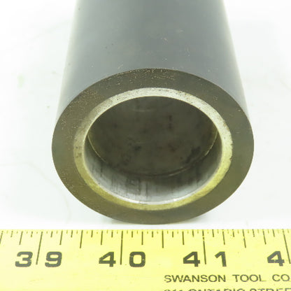 Aluminum 2-3/8" x 5" Black Rubber Lagged Gravity Conveyor Roller