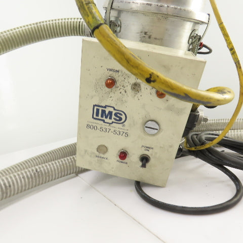 IMS 115407 Self-Cleaning Hopper Loader W/Vibra-Pulse & Controller 120V 15' Hose
