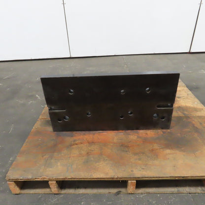 23" x 27" Wide x 14" Tall Webbed Steel Angle Plate Set Up Fixture 1-1/2" Thick