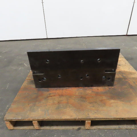23" x 27" Wide x 14" Tall Webbed Steel Angle Plate Set Up Fixture 1-1/2" Thick