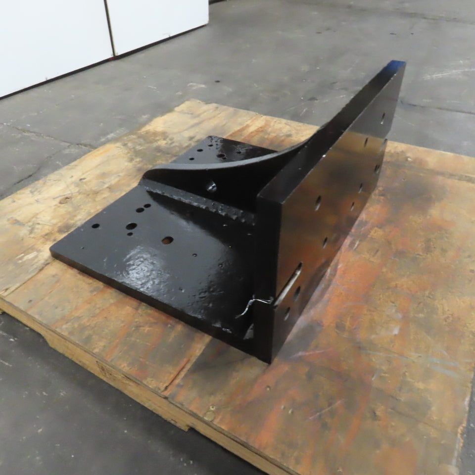 23" x 27" Wide x 14" Tall Webbed Steel Angle Plate Set Up Fixture 1-1/2" Thick