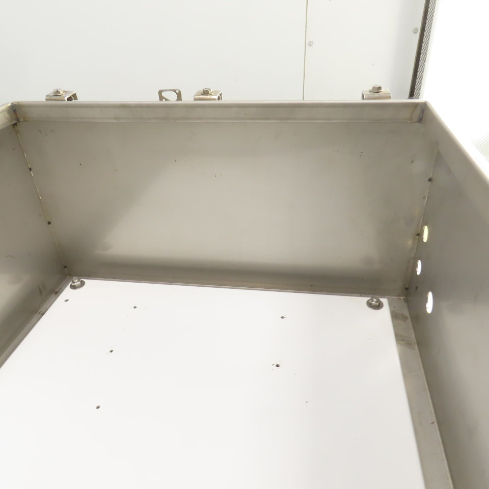 Cooper 24" x 24" x 12" Wall Mount Stainless Steel Electrical Enclosure Type 4X