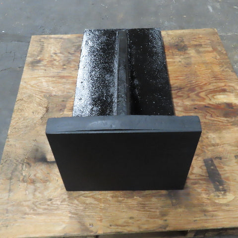 40" x 18" Wide x 15" Tall Webbed Steel Angle Plate Set Up Fixture 2" Thick