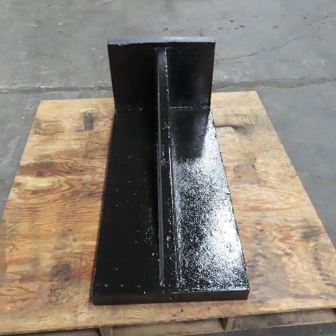 40" x 18" Wide x 15" Tall Webbed Steel Angle Plate Set Up Fixture 2" Thick
