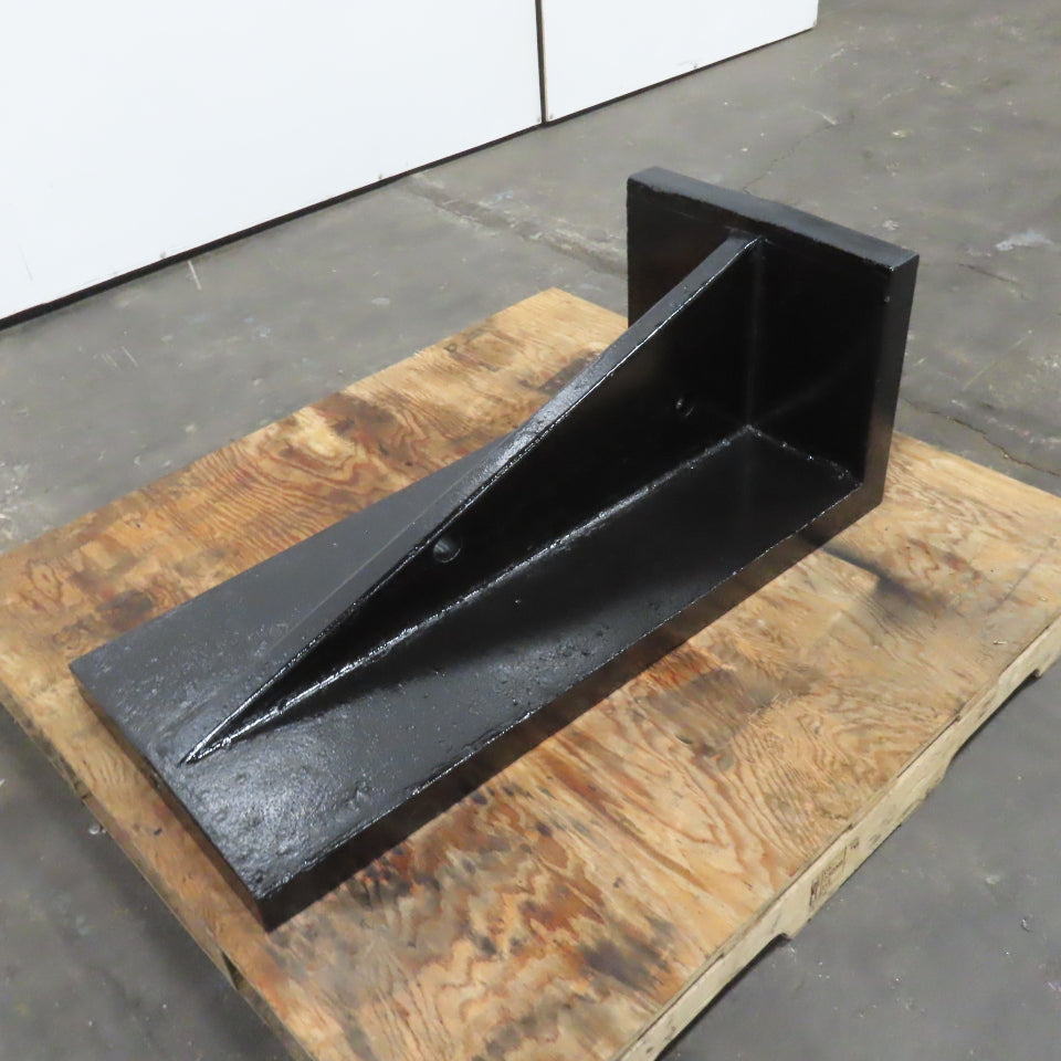 40" x 18" Wide x 15" Tall Webbed Steel Angle Plate Set Up Fixture 2" Thick