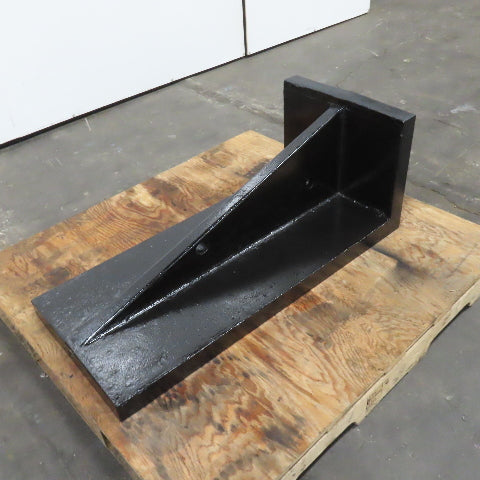 40" x 18" Wide x 15" Tall Webbed Steel Angle Plate Set Up Fixture 2" Thick